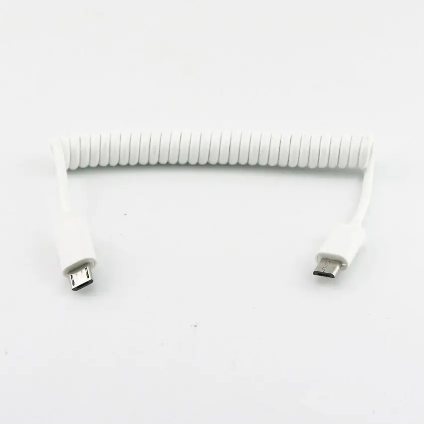 2 шт. Кабель адаптер Micro USB B 5 Pin к штекер спиральный 3 фута|Кабели передачи данных| |