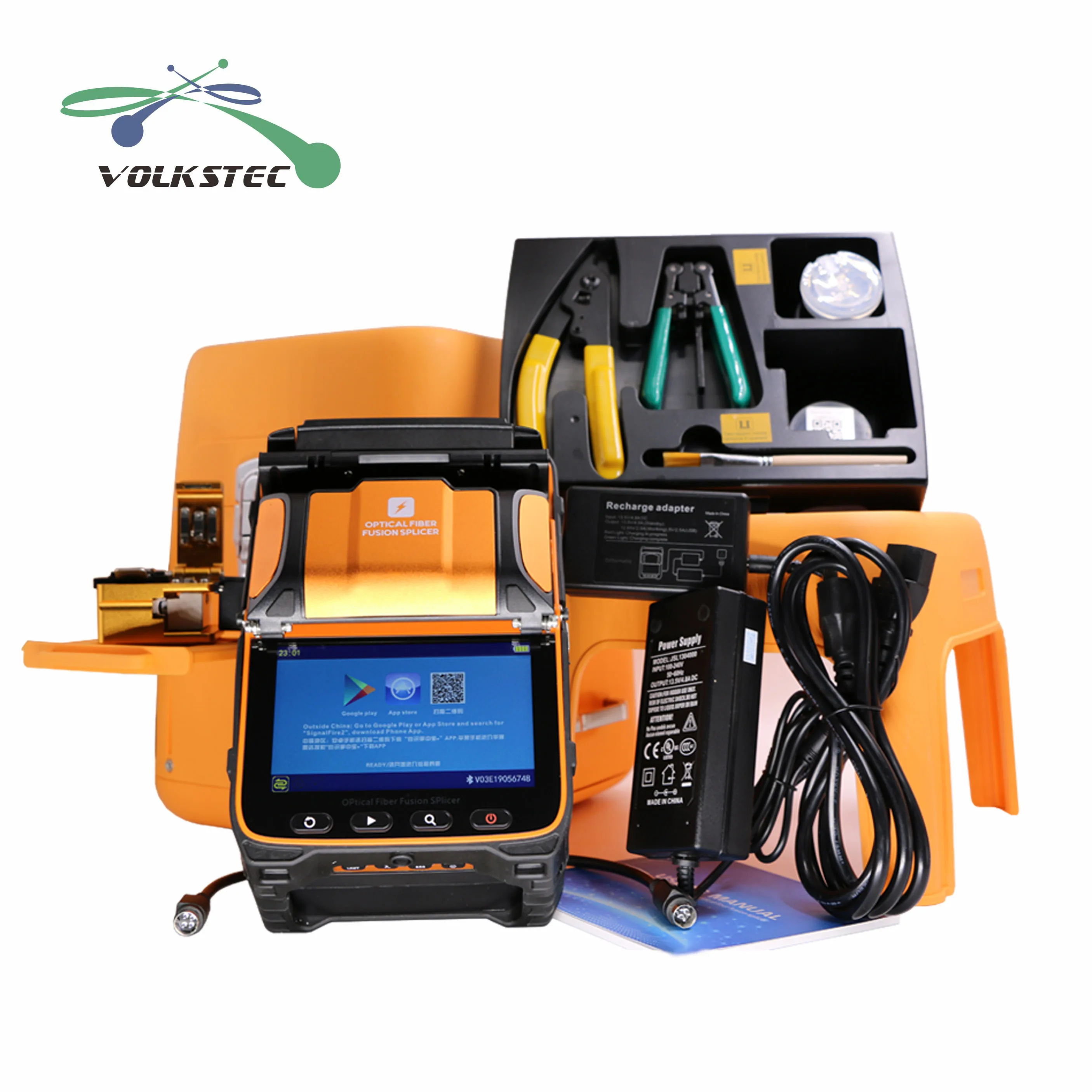 US $900.00 5S AI9 Fusion splicer Machine SM amp MM VFL OPM Splicing Machine with FRENCH RUSSIAN SPANISH PORTUGUESE