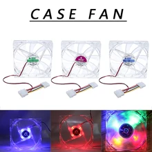 

New Arrival 120mm PC Computer Case Silent Fan Cooling LED Light Colorful Luminous CPU Fans Cooler Computer Accessories