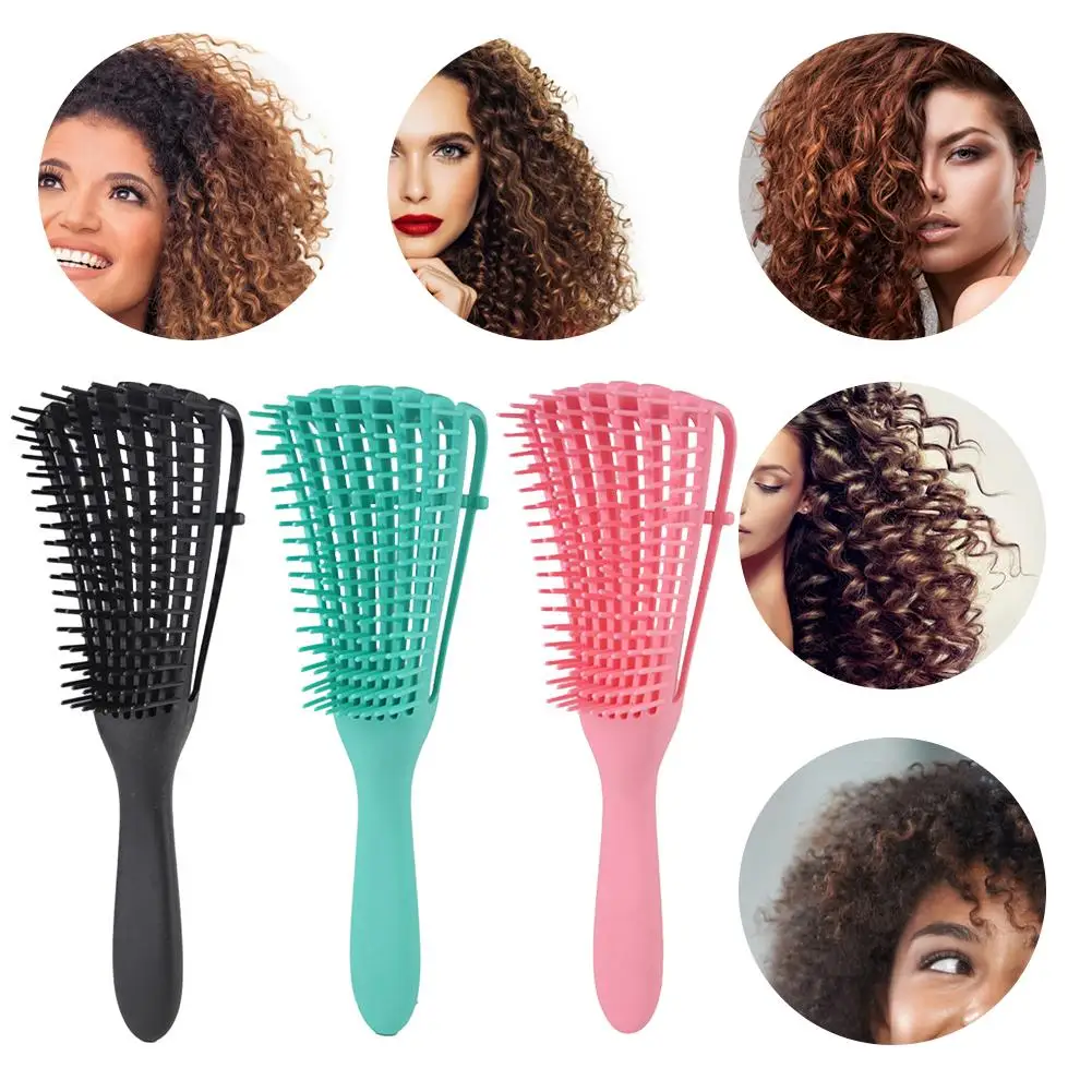 Detangling Brush Natural Hair Detangler Tangle Removal Comb