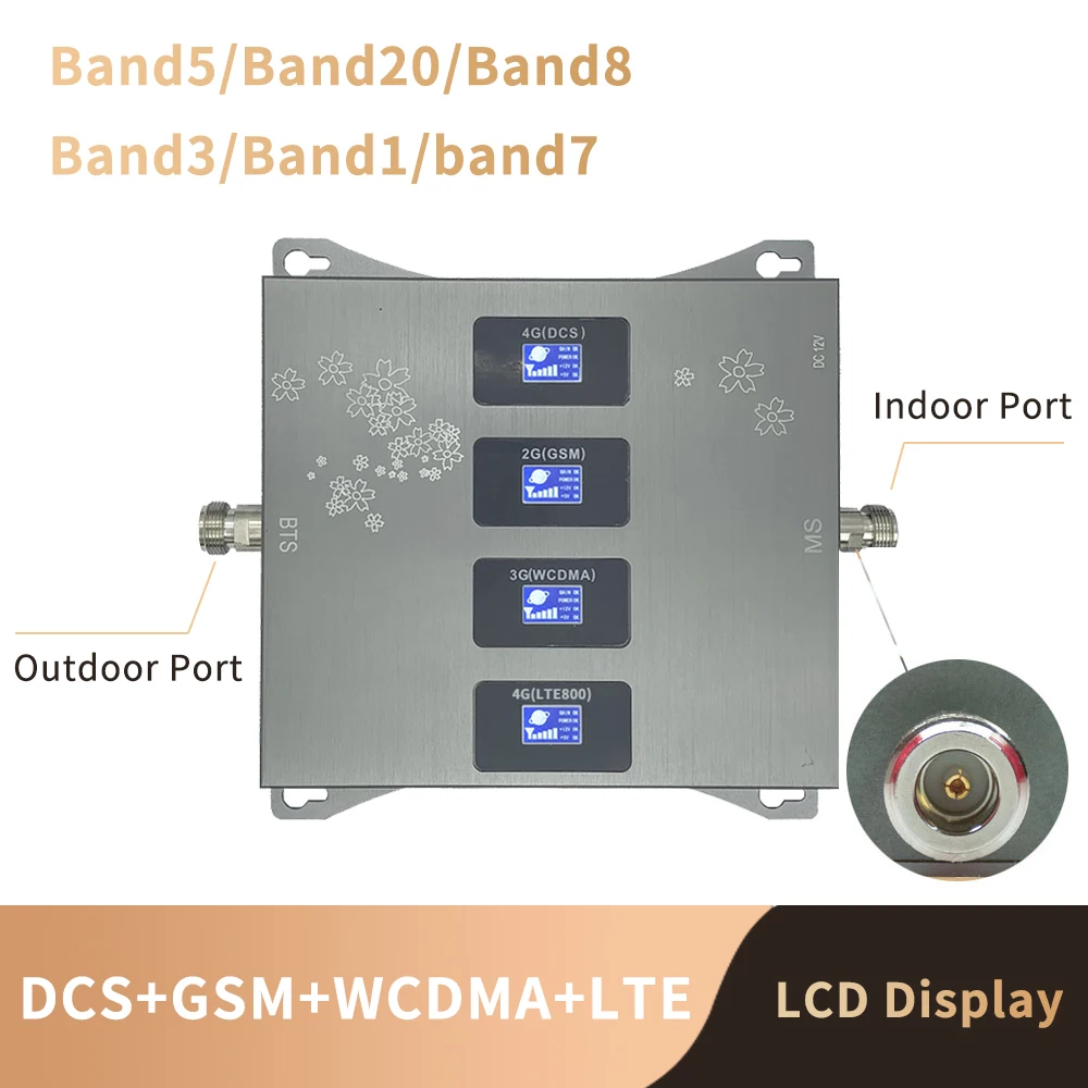 Signal Booster 2G 3G 4G Cellular Signal Amplifier