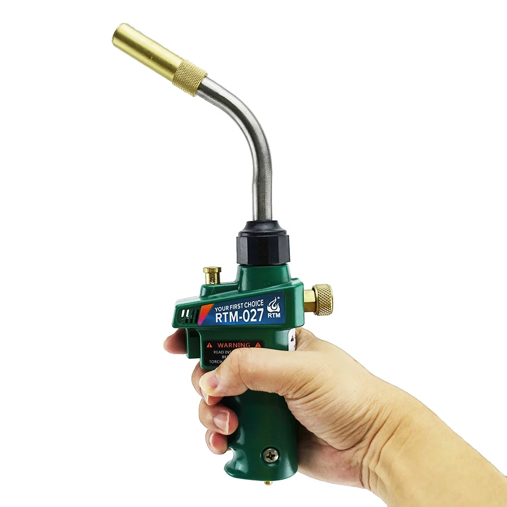 Professional Mapp Torch Piezo Ignition Gas Flame Brazing Tool CGA600 BBQ Heating Quenching HVAC Plumbing Welding Torch gas torch,welding torch