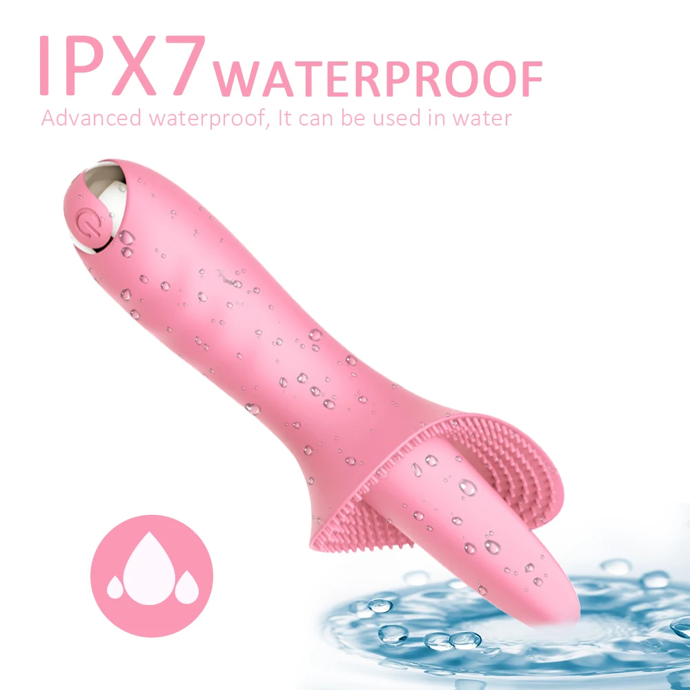 Vibrating Tongue IPX7 Waterproof