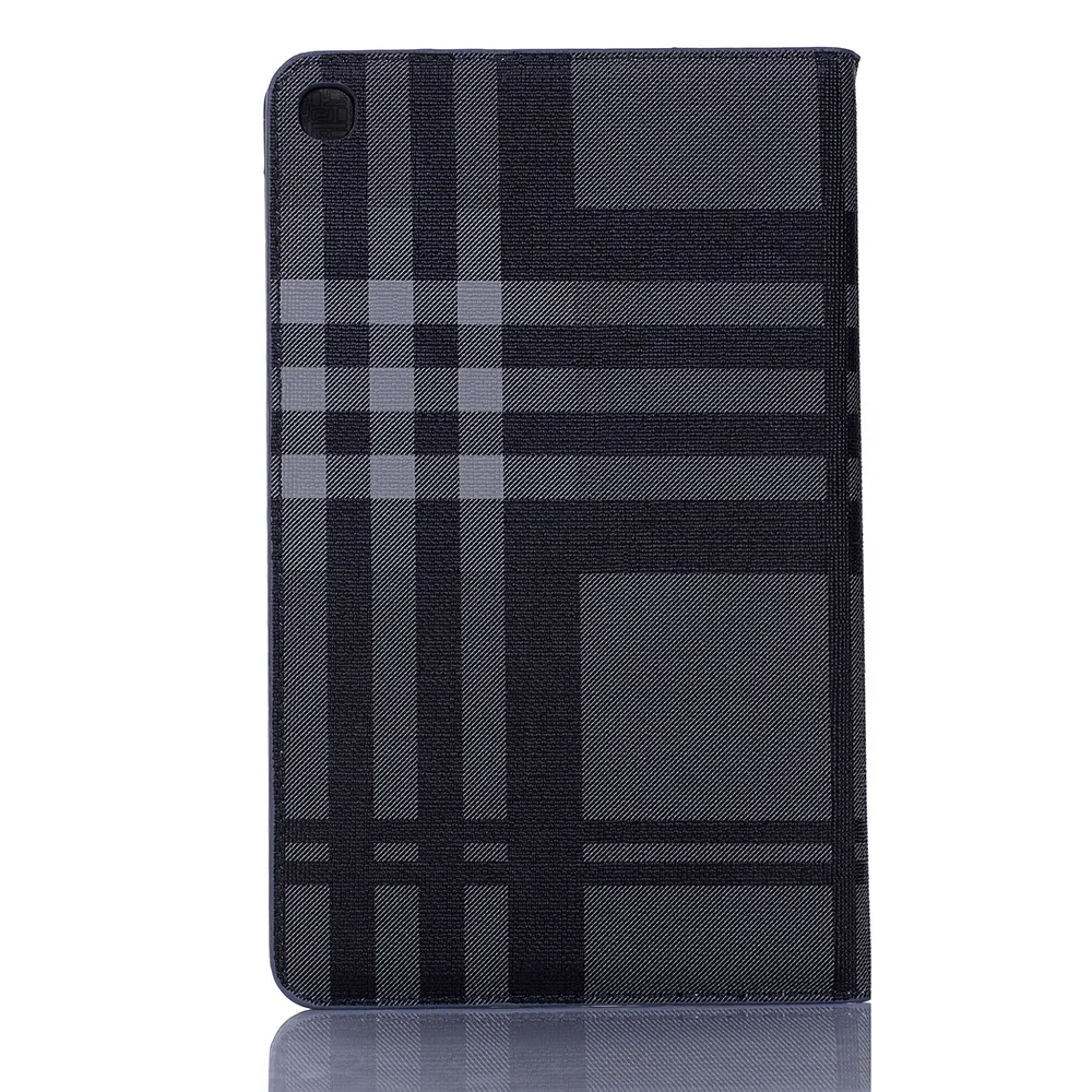 50pcs/lot Plaid cards+photo frame stand leather covers case for Samsung Galaxy Tab A 8.0 T290 T295 protective cover case