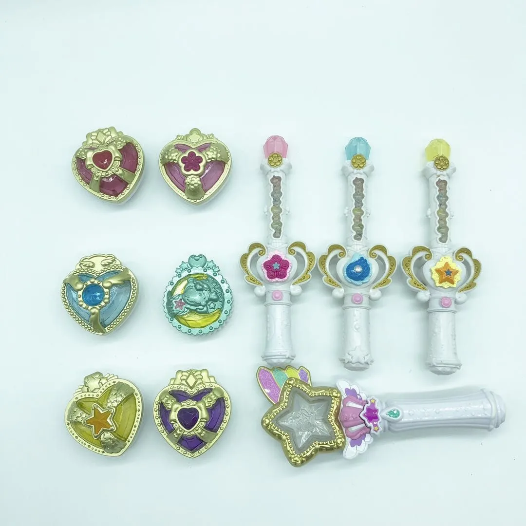 Фигурка героя BANDAI Pretty Cure из натурального аниме периферийное зеркало для макияжа