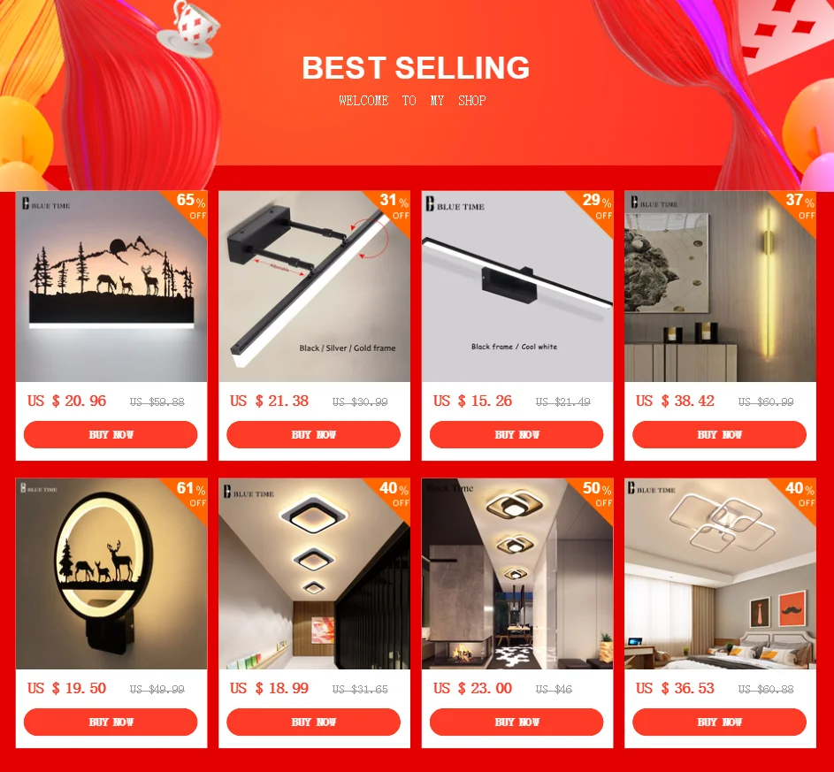 New Arrivals Modern LED Wall Lamps For Bedroom Bedside Light Stairway Adjustable Bathroom Wall Light Sconces L40 60 80 100cm