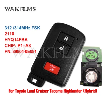 

HYQ14FBA 2110 Keyless Entry Go Smart Remote Car Key For Toyota Land Cruiser Tacoma Highlander 2015 2016 2017 2018 89904-0E091