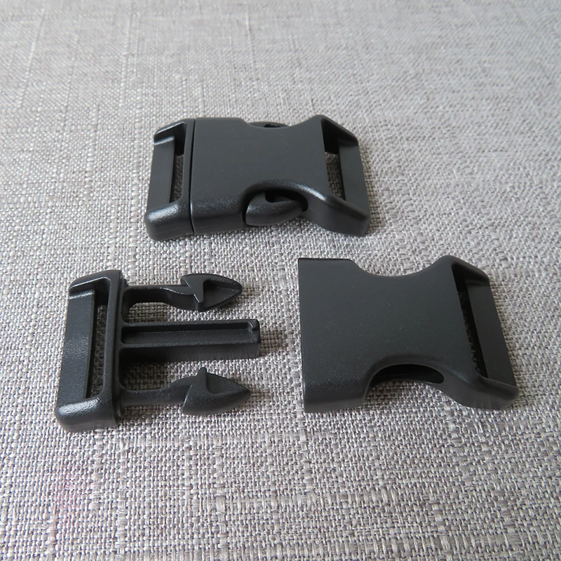 

50pcs/pack wholesale15mm 20mm 25mm Plastic release buckle for bag pet dog collar necklace bracelet garment sewing DIY accessory