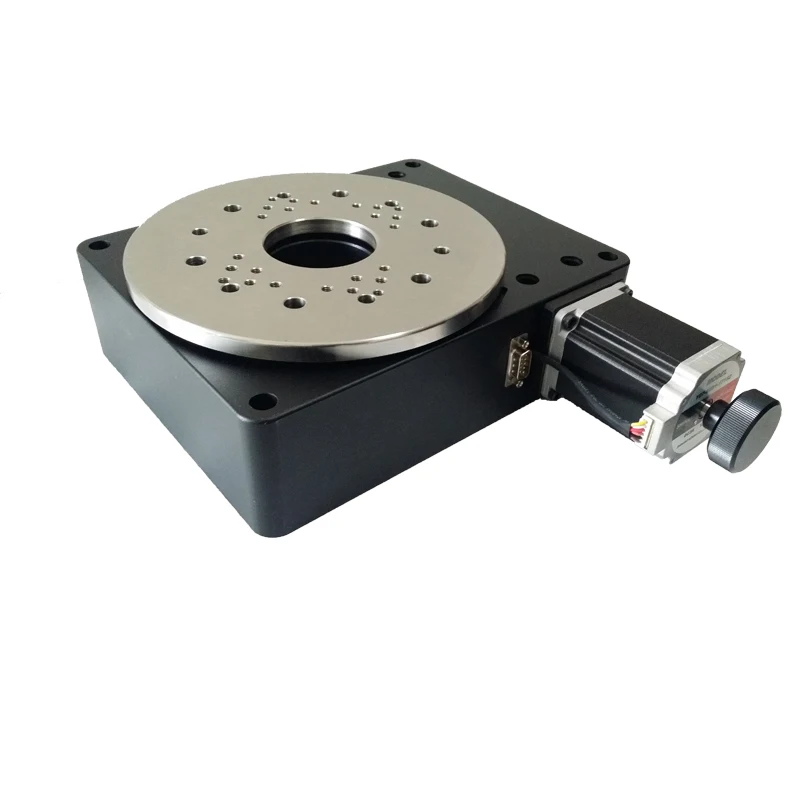 Electric 360?? Rotating Platform Optical Rotation Stage HT03RA100 High-Precision