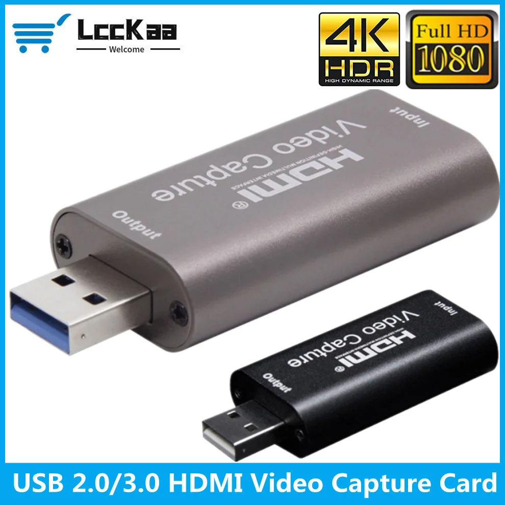 Карта видеозахвата USB 3 0 2 4K HDMI для PS4 игр DVD видеокамеры видеозаписи | Компьютеры и