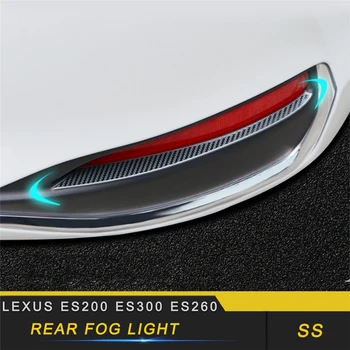 

For Lexus ES 2018 ES200 ES300 ES260 Car Styling Rear Fog Light Lamp Cover Trim Frame Sticker Exterior Accessories