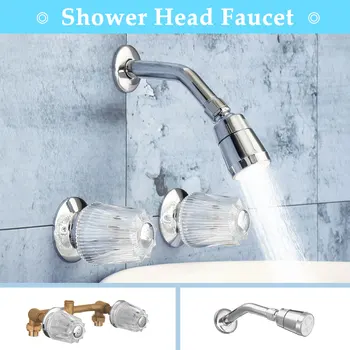 

Three-piece Bathtub Faucet Bathroom Basin Faucets Wall-Mounted Shower Faucet Waterfall Bath Sink Faucet Water Mixer Taps
