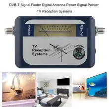 

Satellit Finder Digital Aerial Terrestrial TV Antenna Signal Power Strength Meter Pointer TV Reception With Compass
