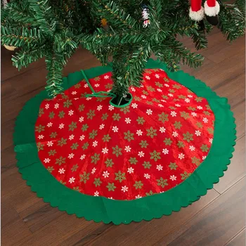 

Christmas Tree Skirt 90CM Compound Foil Christmas Tree Apron Christmas Tree Decorations Christmas Tree Decorations