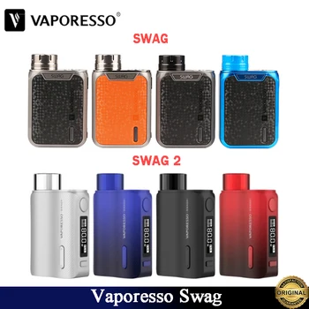 

Original Vaporesso Swag II 80W TC Box Mod with AXON Chip Fit 18650 Battery Vape vs Electronic Cigarette Vaporesso GEN/Luxe Mod