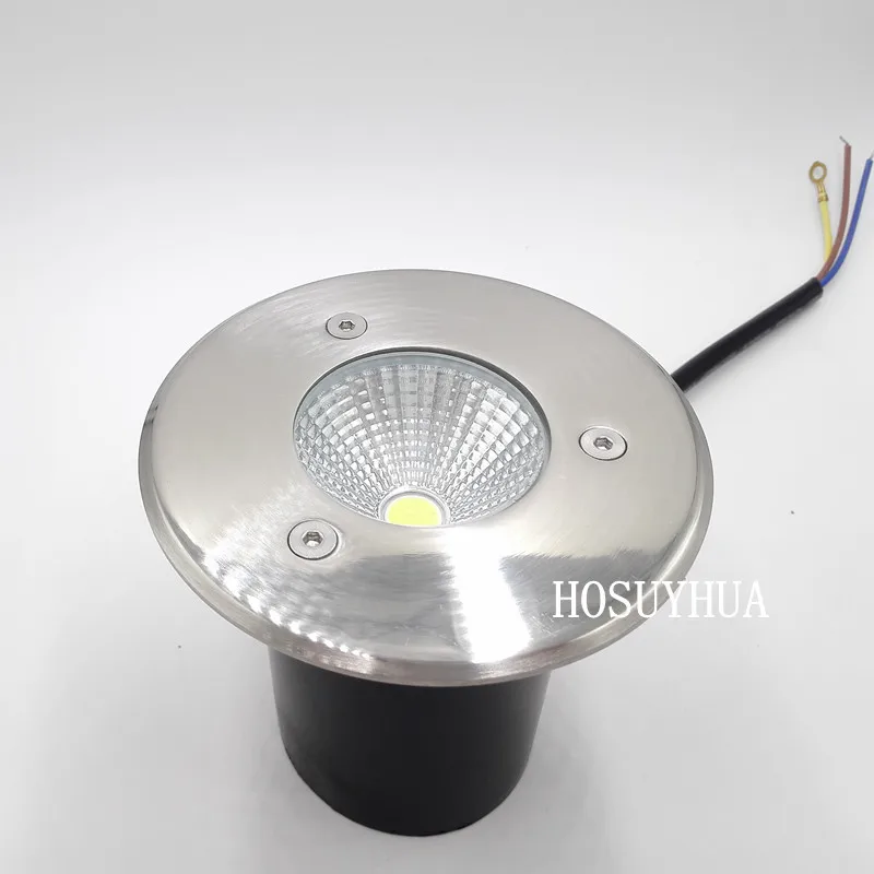 10 Вт 15 светодиодный похоронены IP67 AC85 260V DC12V Диаметр 120 мм встраиваемый палубный