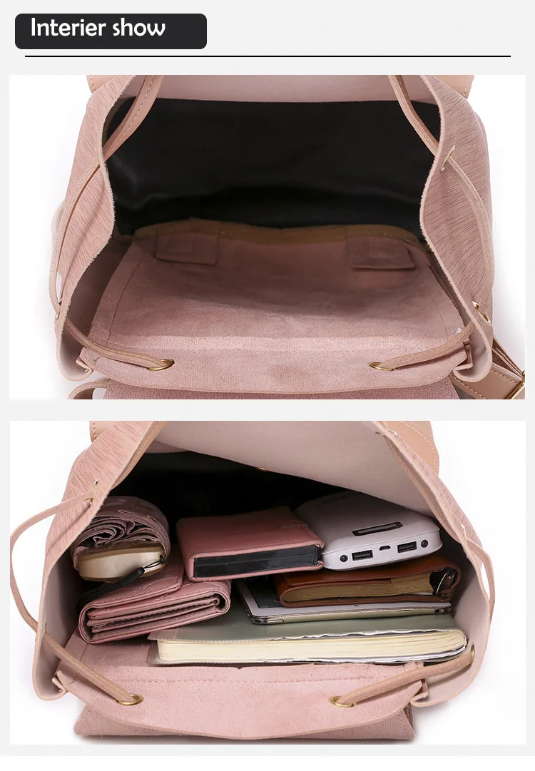 Brown Black Women Backpack Soft Leather School Bag For Teen Girls Casual Travel Bagpack 2019 New Fashion Female Luxury Backpacks (17)