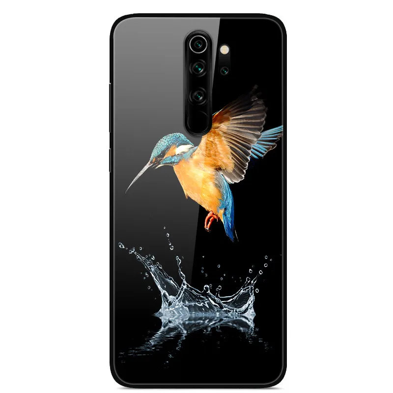 15 Redmi Note 8 Pro Чехол 6,53 ''стекло твердая задняя крышка для Xiaomi Redmi Note 8 Pro чехлы для телефонов силикон бампер Fundas Redmi Note8 8T - Цвет: 15