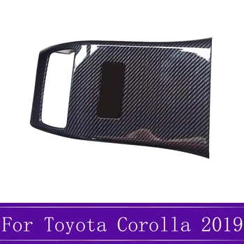 

ABS Carbon Fiber Rear Outlet Air Vent Cover Interior Frame Sticker Car Interior Accessories Fit For Toyota Corolla 2019