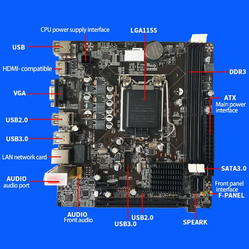 good pc motherboard B75 Computer Motherboard Set with I5 2400 CPU+4G DDR3 RAM+CPU Cooling Fan LGA1155 2XDDR3 DIMM SATA3.0 USB3.0 Motherboard mother board gaming pc