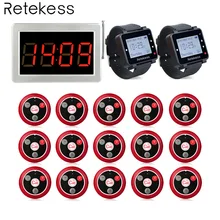 T117 15 Call Transmitter Button+2 Watch Receiver +1 Receiver Host Wireless Calling System Waiter Call Pager Restaurant Equipment T117 15 Call Transmitter Button+2 Watch Receiver +1 Receiver Host Wireless Calling System Waiter Call Pager Restaurant Equipment