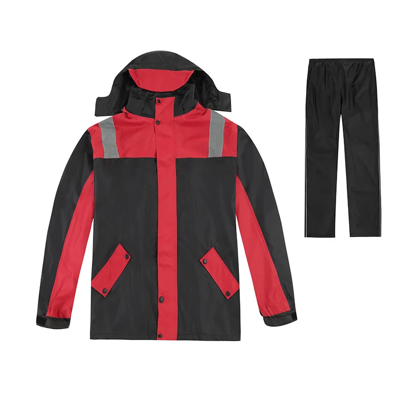 

Adult Split Waterproof Rain Coat Rain Pants Sets Outdoor Fishing Camping Hiking Raincoat Trekking Riding Motorcycle Bike Poncho