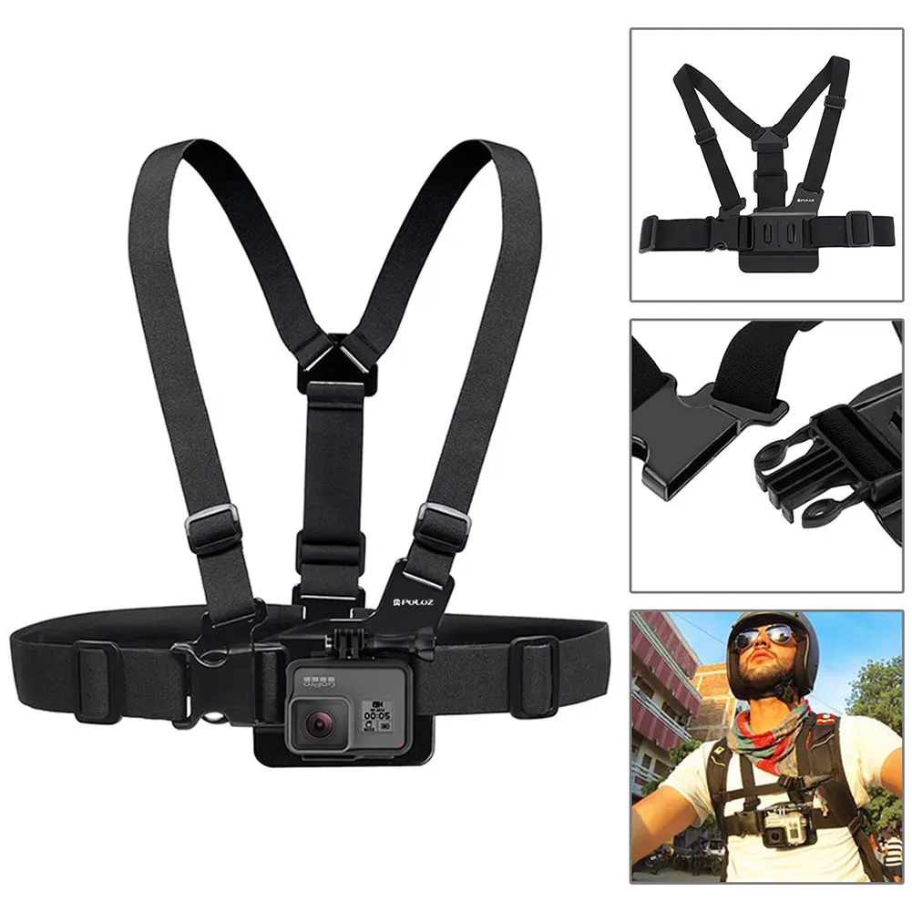 

53 In 1 Mount Diving Durable Chest Strap Accessories EVA Case Travel Practical Multiple Use Camera Combo Kit For Gopro Hero