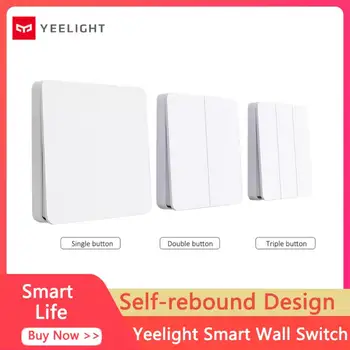 

Yeelight Smart Wall Switch Self-Rebound Design Support Slisaon For Ceiling Light YLKG12YL/YLKG13YL/YLKG14YL Lamp Light Switch