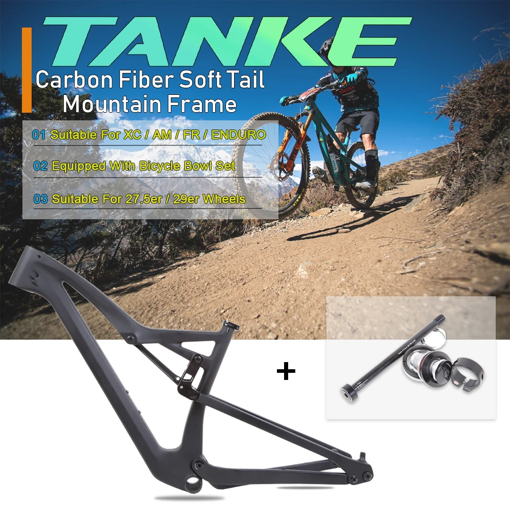 29/27.5 дюймовая рама для горного велосипеда AM/XC/FR/Enduro Cross Travel BB92 148 мм * 12 MTB Carbon Boost Twinloc