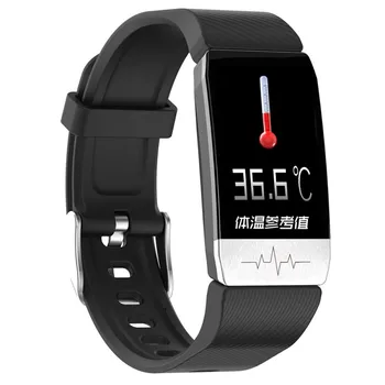 

Smart Watch Thermometer Bracelet Body Temperature Measurement Heart Rate Smart Bracelet Waterproof Watch Fitness Tracker