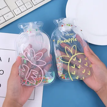 

Cartoon fruit hot water bag water temperature water bag No.2 little girl holds water to warm her stomach cold and hot bags