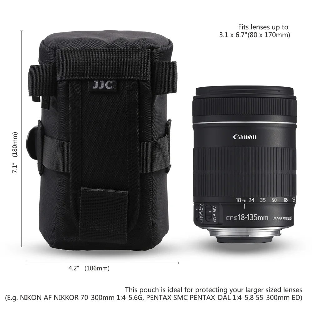 Waterproof Camera Lens Bag & Belt Storage Pouch for Photography Accessories