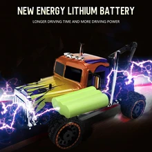 Voiture télécommandée RC pour enfant, jouet de 2.4Ghz, Ratio 4WD, voiture de course à grande vitesse tout terrain, modèle réduit, cadeau de noël 