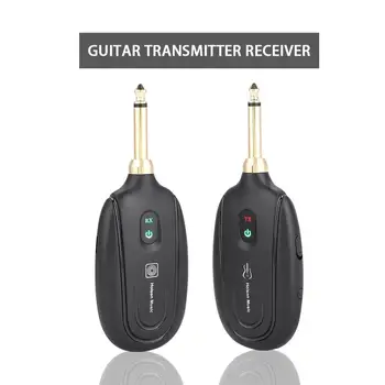 

Smart Wireless Guitar Transmitter Receiver System Set Audio Transmitter Receiver for Electric Guitar Bass Violin