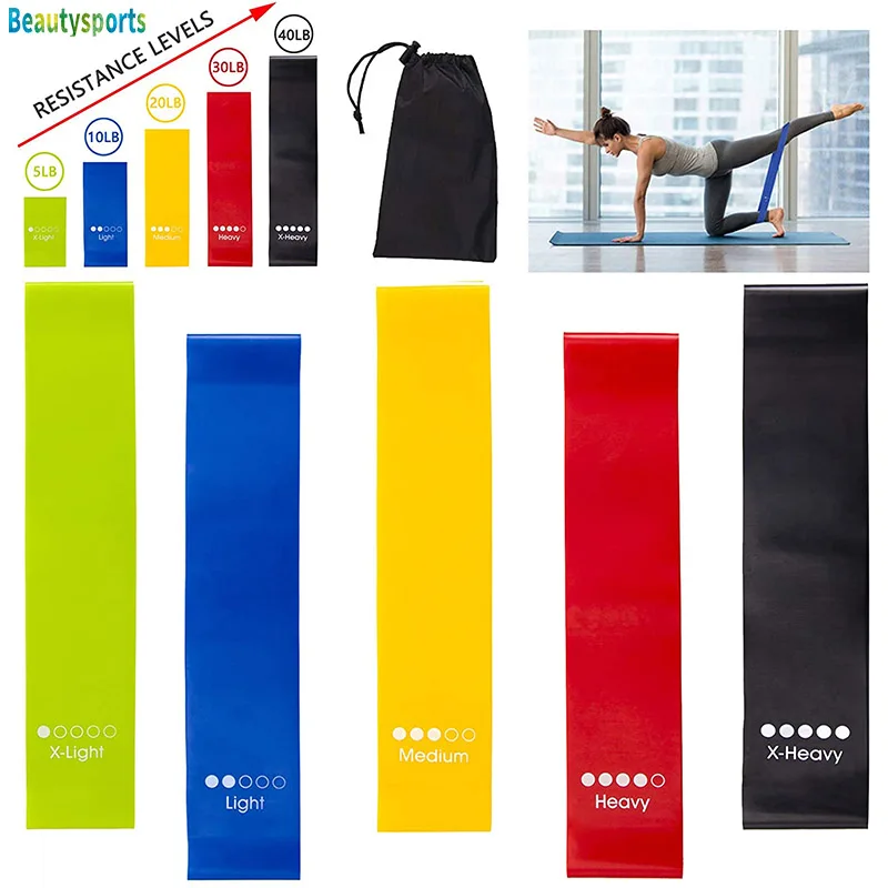 

Resistance Rubber Bands Bodybuilding Gym Workout Sport Expander Training Equipment Elastic Gum Fitness Loop Bands
