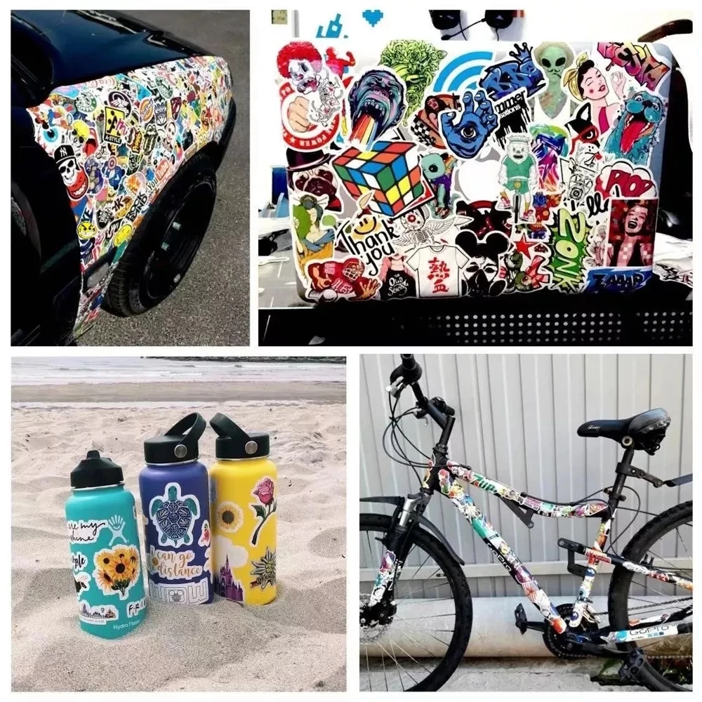 10/30/50/100PCS Mixed Anime ONE PIECE Stickers Skateboard Fridge Guitar Laptop Motorcycle Travel Luggage Waterproof Fun Stickers