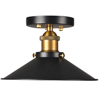 

Home Decoration Indoor Corridor Lamp Industrial Aisle Rust Proof Decoration Balcony Ceiling Light Retro Iron Home Loft