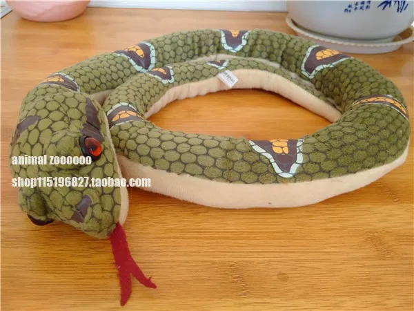 Милый Rhabdophis Tigrinus змея моделирование животных кукла вещи плюшевые игрушки Детский подарок на день рождения Рождественский подарок