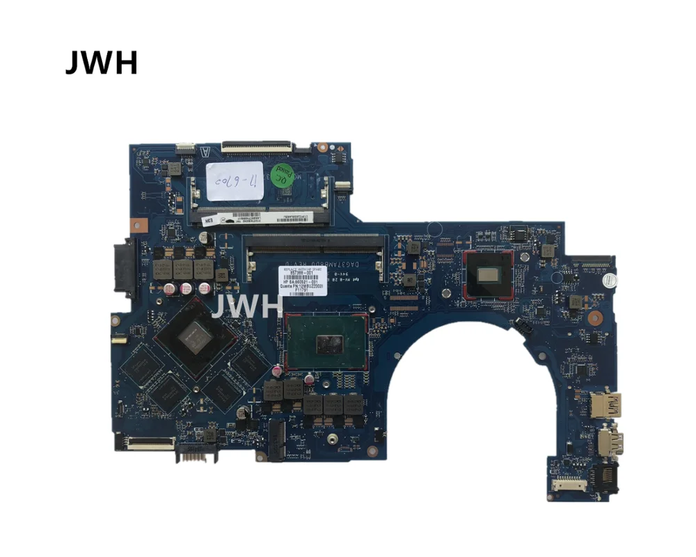 FOR HP PAVILION NOTEBOOK 17T-A Motherboard 960M 2GB i7-6700HQ 857388-001 857388-501 857388-601 Tested working