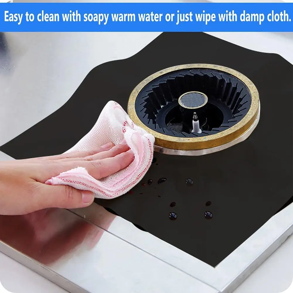 8PCS Kitchen Gadgets The Reusable Gas Cover Stove Burner Mat Anti Fouling Oil Surface Insulation Cleaning 1 8PCS Kitchen Gadgets The Reusable Gas Cover Stove Burner Mat Anti Fouling Oil Surface Insulation Cleaning 5