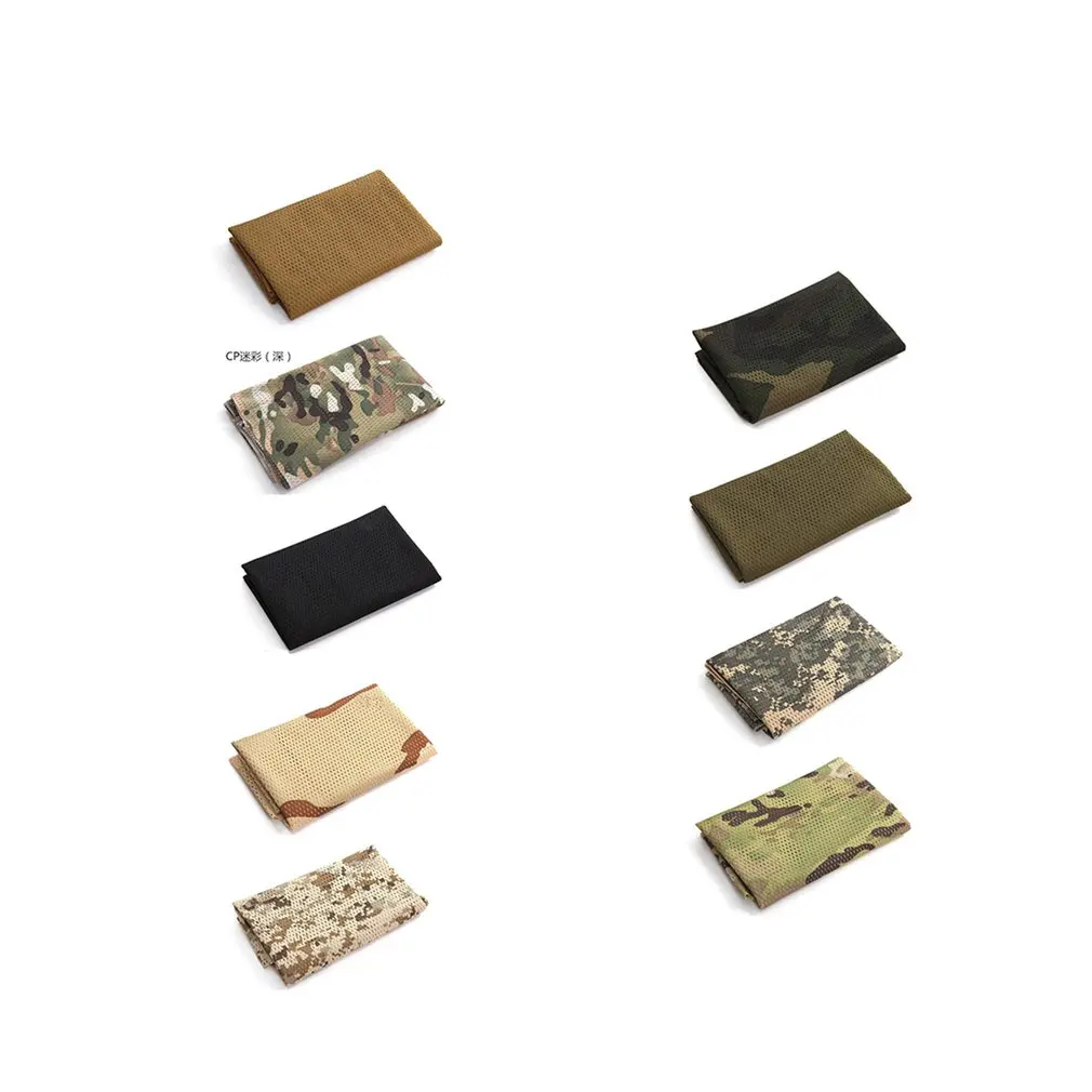 Открытый многоцелевой камуфляж полотенце 160x45 см quare шарф Тюрбан Камуфляжный шарф