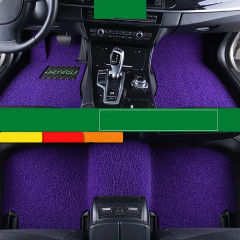 

Wire Loop Carpets Waterproof Non Slip Durale Custom Car Floor Mats for VW Tiguan Touareg CC Passat Golf 4 5 6 7 Phaeton EOS Polo