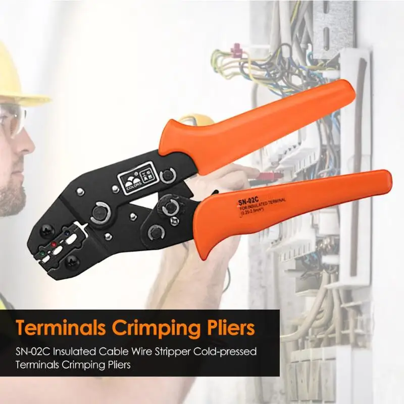 Crimper Cable Cutter Automatic Wire Stripper Multifunction
