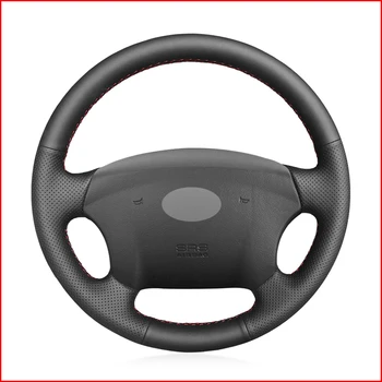 

Black PU Leather DIY Car Steering Wheel Cover for Hyundai Azera 2005-2010 Sonata NF NFC 2005-2010 Kia Carens 2007-2011