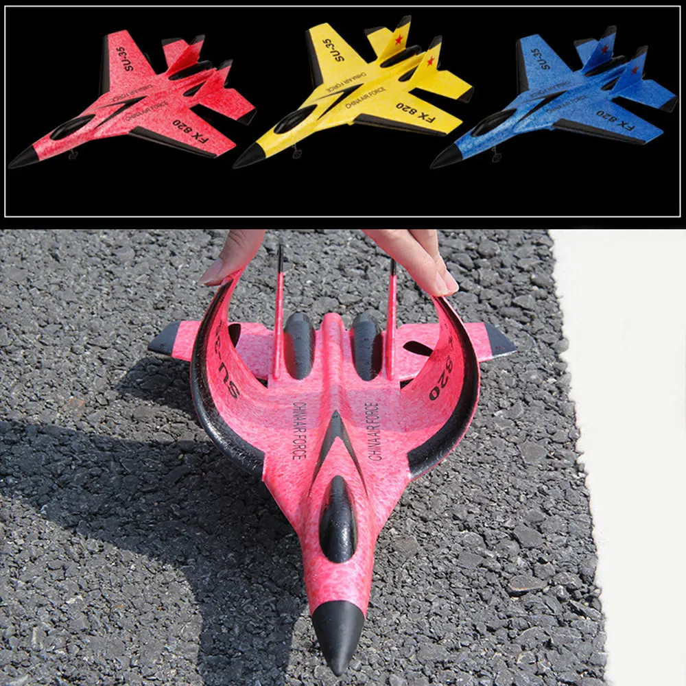 RC Plane Flying Glider Fixed Wing Fight Aircraft 2.4G Electric RC Airplane Xtactical Drone RC Toys for Children Kids Boys Gifts