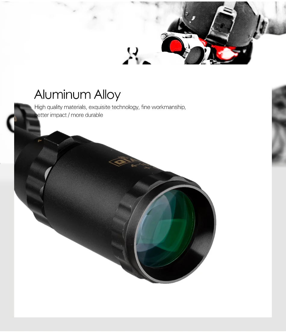 Riflescope para Sniper Armas de ar Diana Caça Rifle Scope Tático Óptica Visão Cruzada Verde Vermelho Iluminado Airsoft 4-16x44 5 Cheap Lunetas Riflescopes