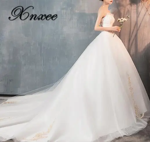 Xnxee платья новые длинные хвост мечта бюстгальтер Простые платья Vestido