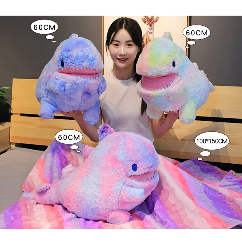 Счастливый обезьяна 60 см Kawaii Плюшевые подушки игрушки куклы мягкие милые мягкие игрушки для животных с Одеяло Декор для комнаты диванная подарок на день рождения