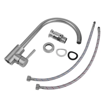 

Kitchen Faucet 360 Rotate Kitchen Sink Tap Classic Smooth Water Taps Adjust Design Hot and Cold Dual Use And Foaming Net tool