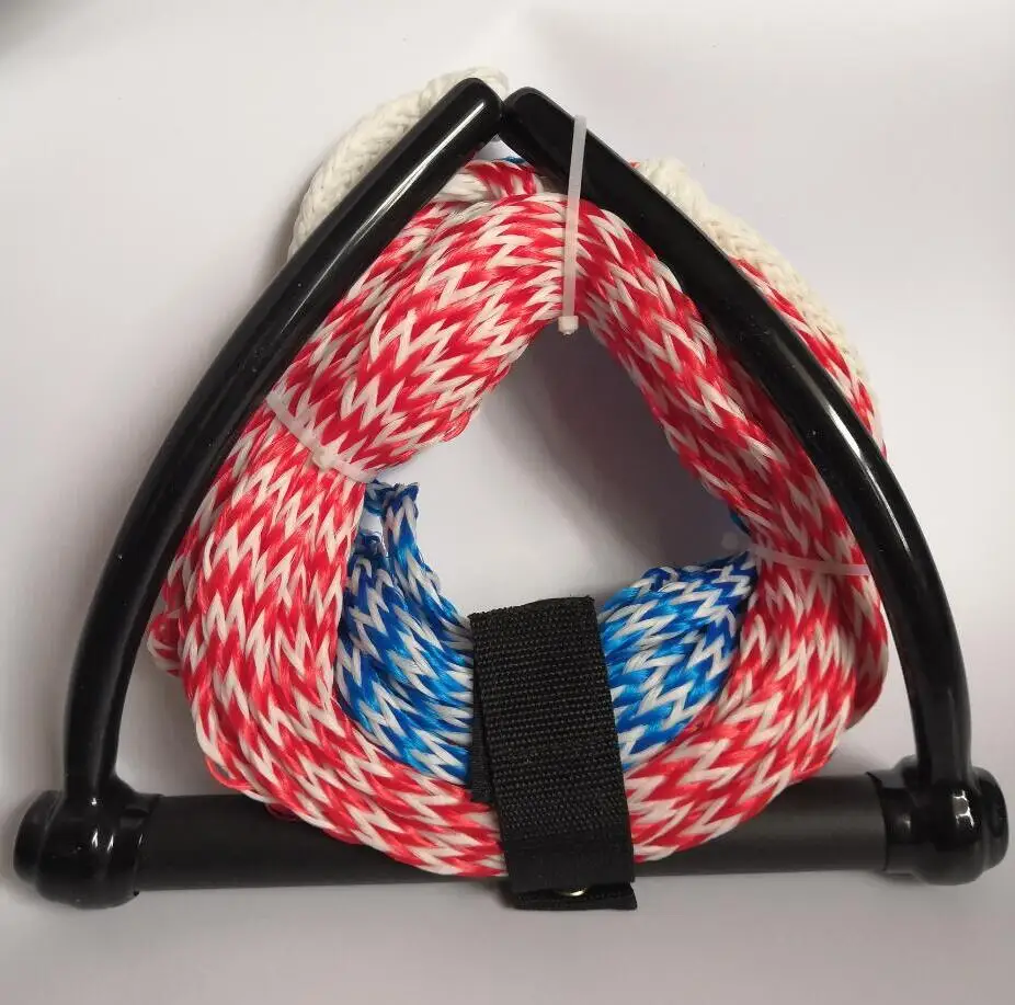 Water Ski Rope, Wakeboard Kneeboard Rope Water Ski leash handle Strand Weave Wakesurf boarding Rope 1600lbs 750-900 Inch Length